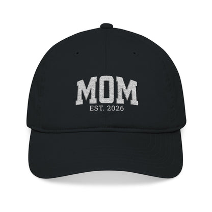 Organic Embroidered Baseball Cap for Moms