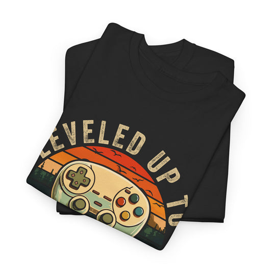 Leveled Up To Daddy 2025 est 2025 T-shirt