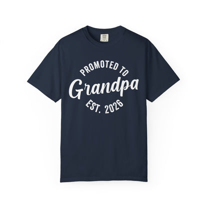 Promoted to Grandpa 2026 T-Shirt