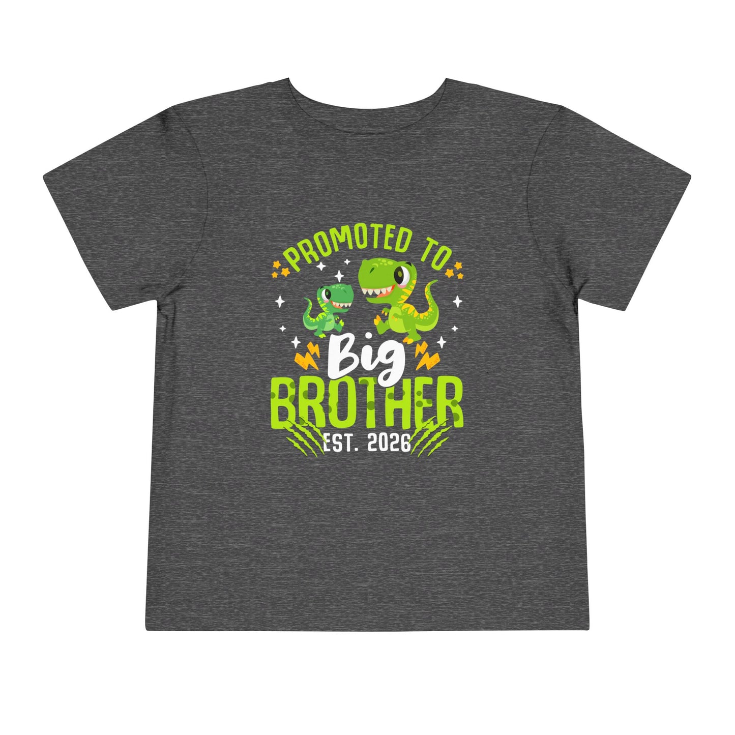 Promoted to Big Brother 2026 Dinosaur Toddler T-shirt