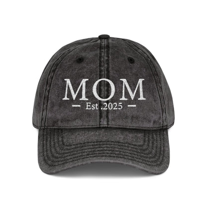 Embroidered Mom est 2025 Hat