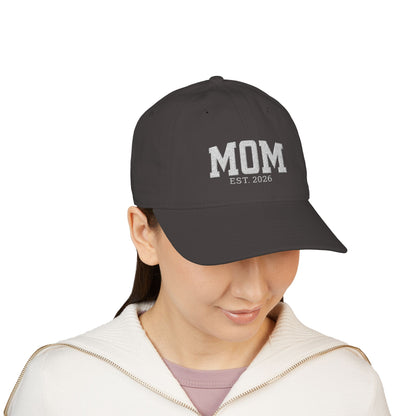 Organic Embroidered Baseball Cap for Moms
