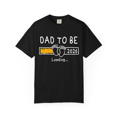 Dad to Be 2026 t-shirt – pregnancy announcement shirt, Dad Est. 2026 design, soon to be dad 2026 outfit, new dad 2026 gift idea