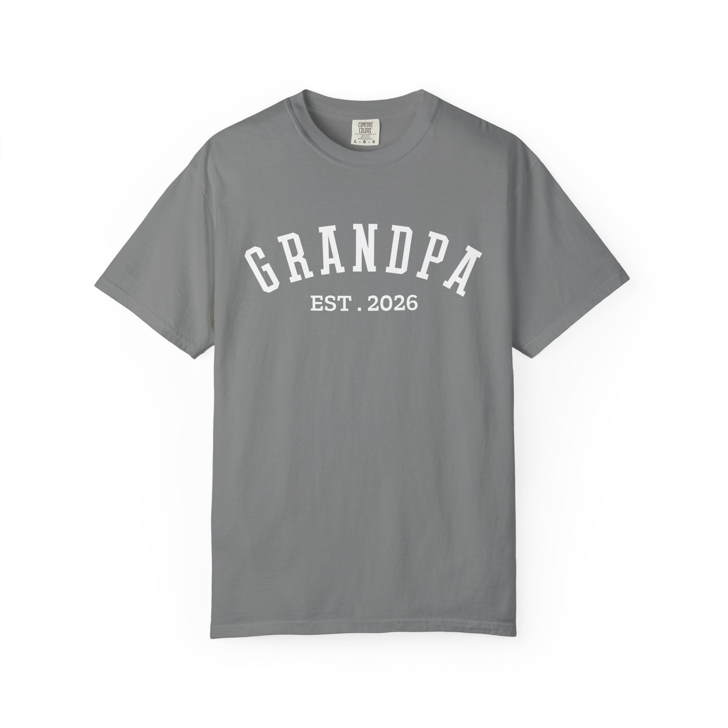 Grandpa est 2026 t shirt for men great Gift for Grandpa to be, soon to be grandpa est 2026 Pregnancy announcement for new grandpa