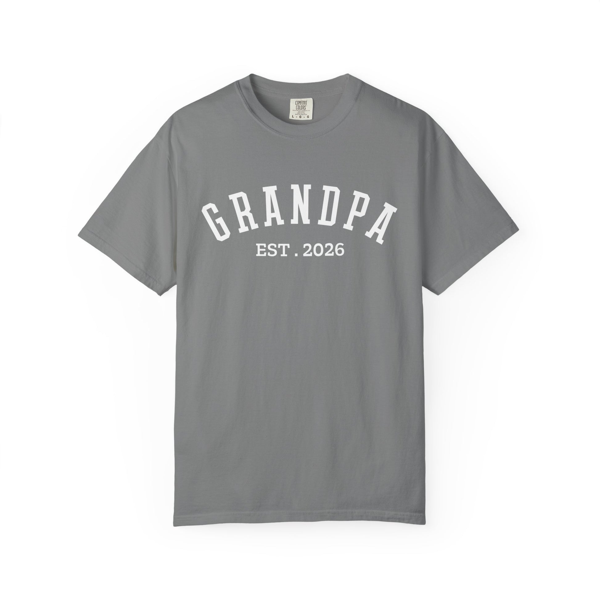 Grandpa est 2026 t shirt for men great Gift for Grandpa to be, soon to be grandpa est 2026 Pregnancy announcement for new grandpa