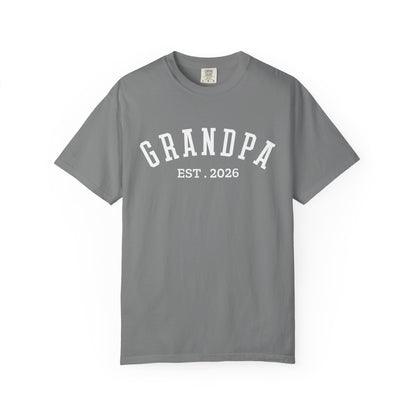Grandpa est 2026 t shirt for men great Gift for Grandpa to be, soon to be grandpa est 2026 Pregnancy announcement for new grandpa