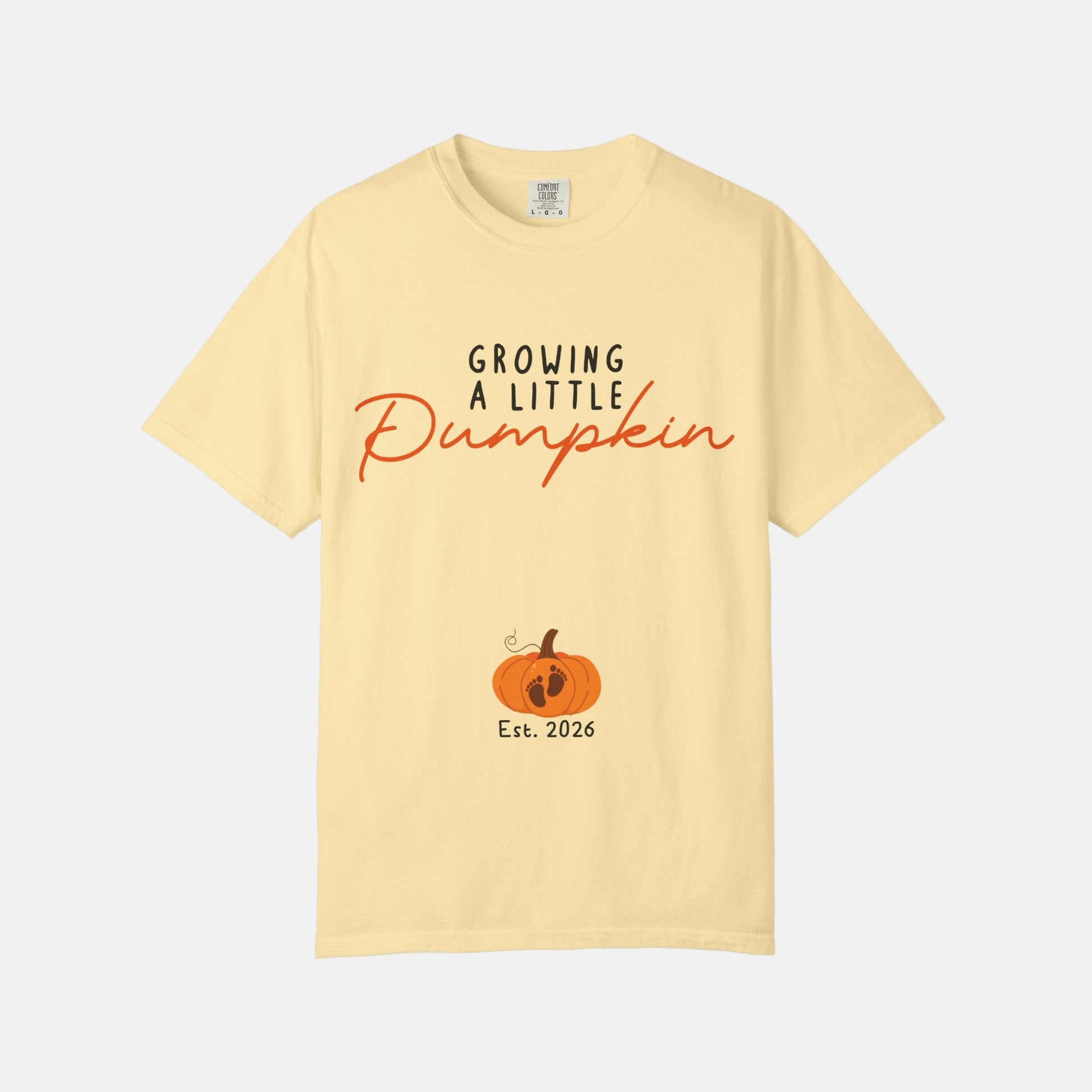 Growing a little pumpkin est 2026 T-shirt for mom to be , soon to be mommy 2026 t shirt 