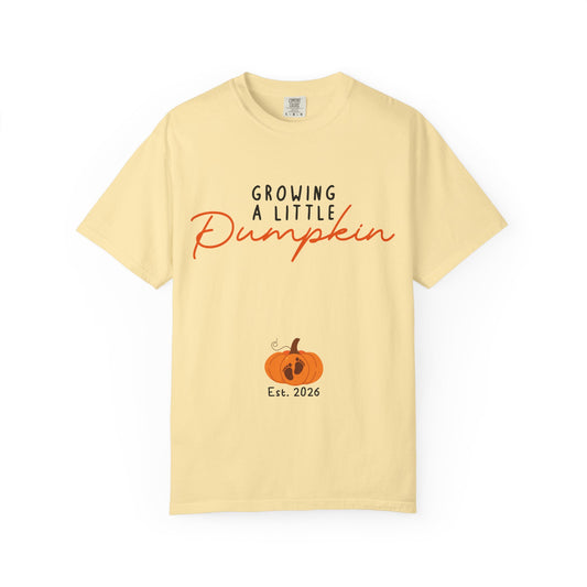 Growing a little pumpkin est 2026 T-shirt for mom to be , soon to be mommy 2026 t shirt 