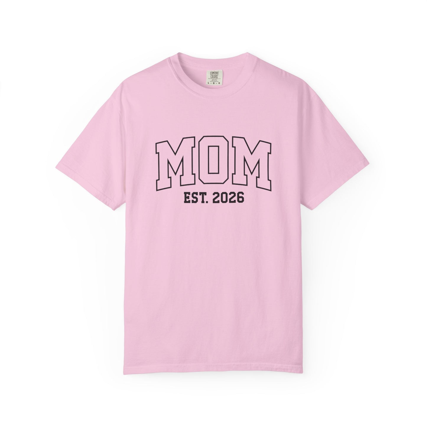 Mom est 2026 t-shirt – pregnancy announcement shirt for expecting mothers, soon to be mommy 2026, new mom gift idea