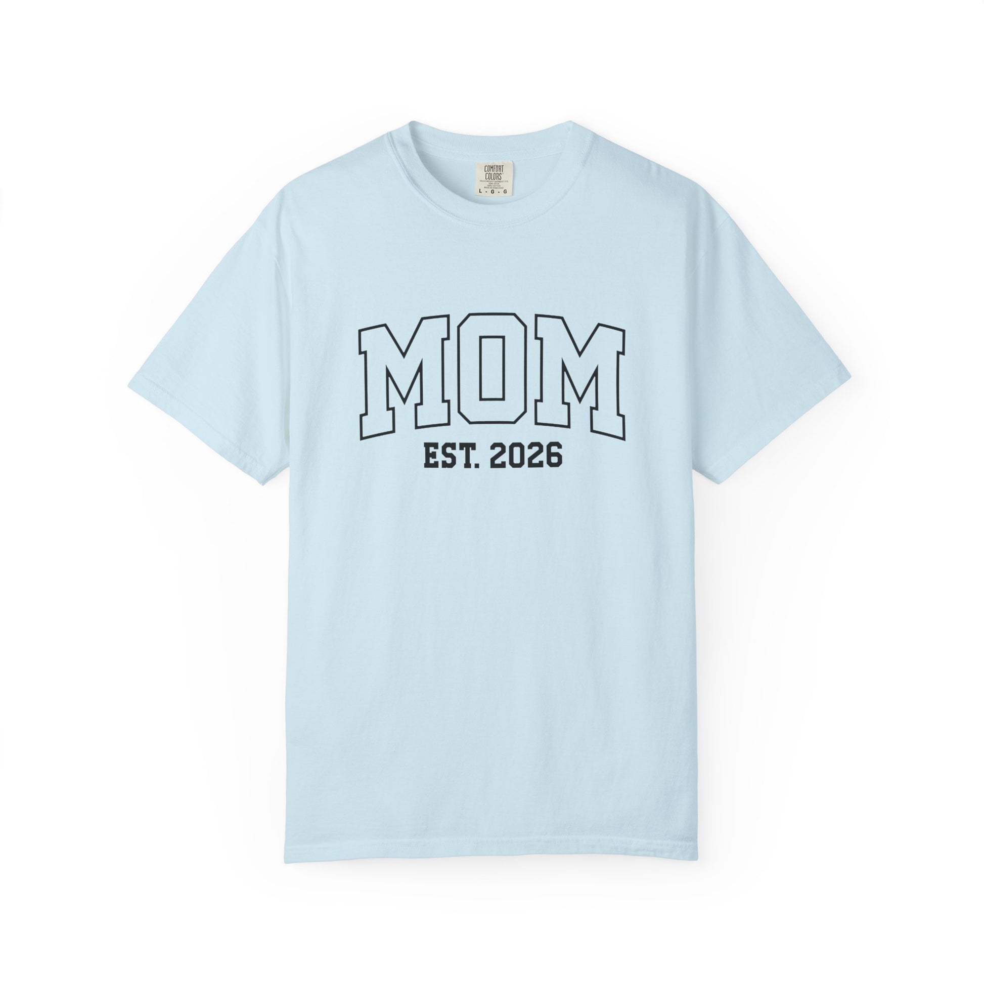 Mom est 2026 t-shirt – pregnancy announcement shirt for expecting mothers, soon to be mommy 2026, new mom gift idea