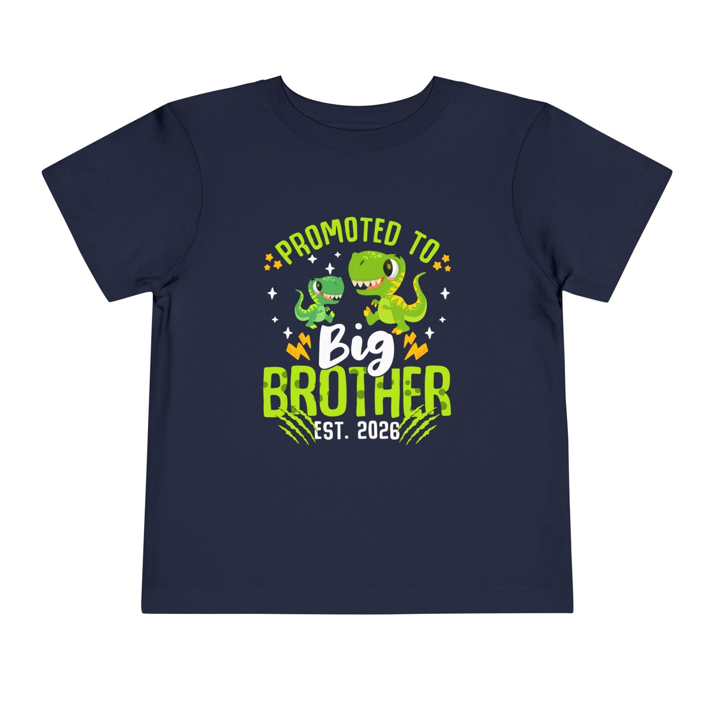 Promoted to Big Brother 2026 Dinosaur Toddler T-shirt