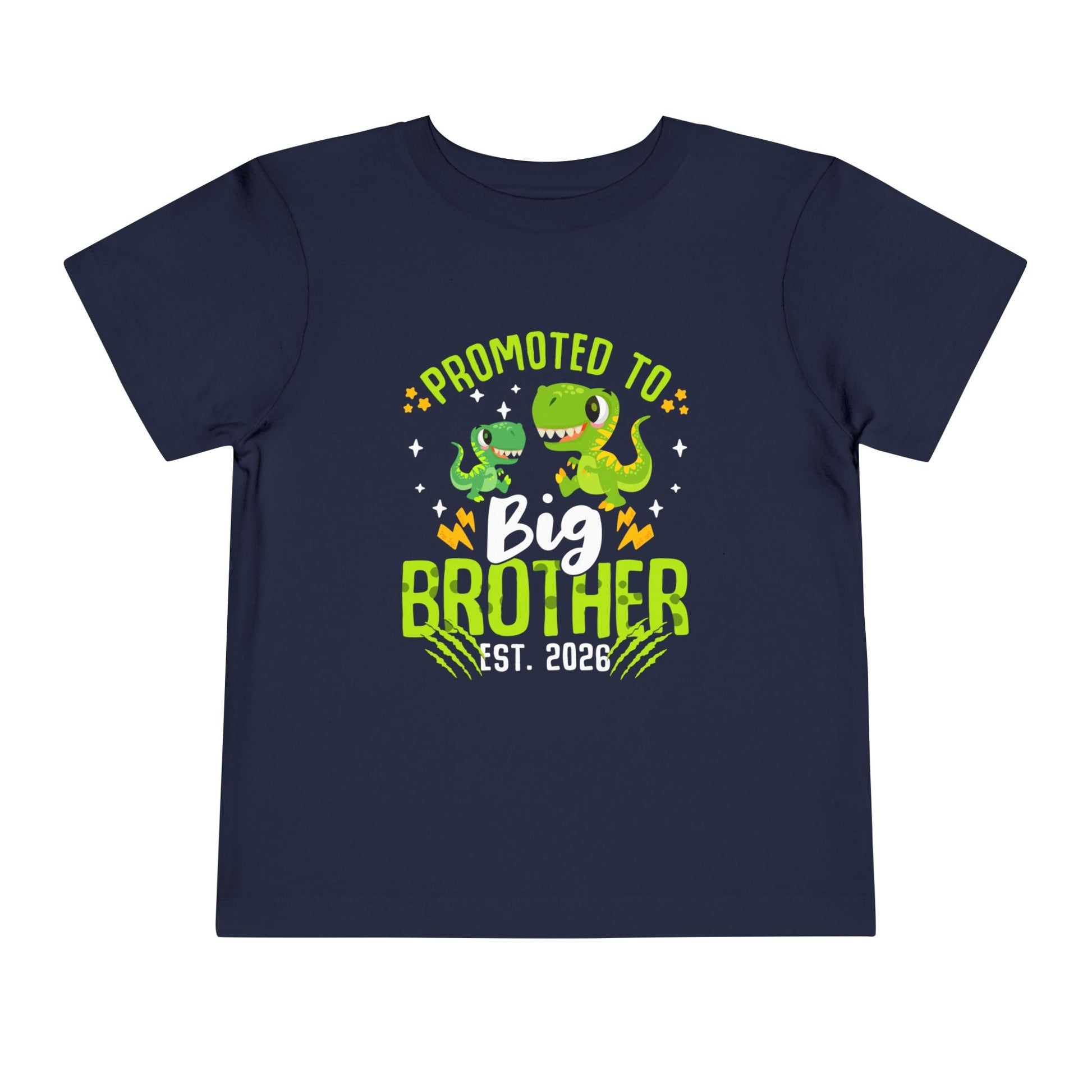 Promoted to Big Brother 2026 Dinosaur Toddler T-shirt