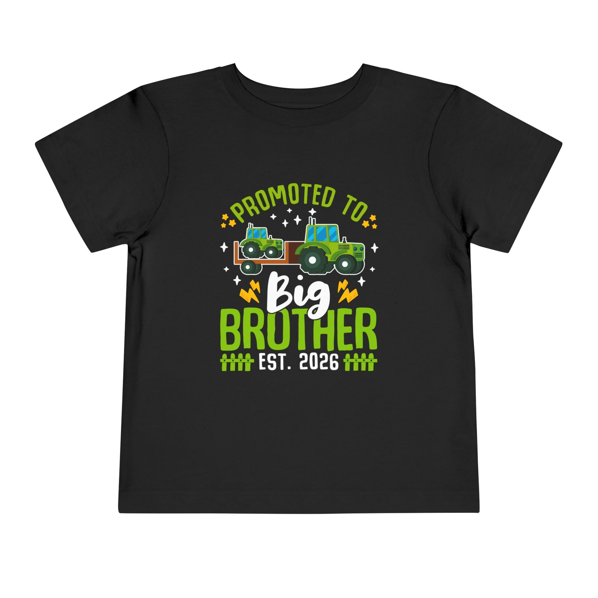 Promoted to Big Brother 2026 Tractor Toddler T-Shirt