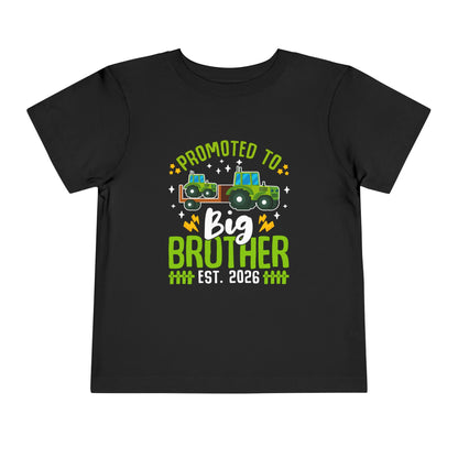 Promoted to Big Brother 2026 Tractor Toddler T-Shirt