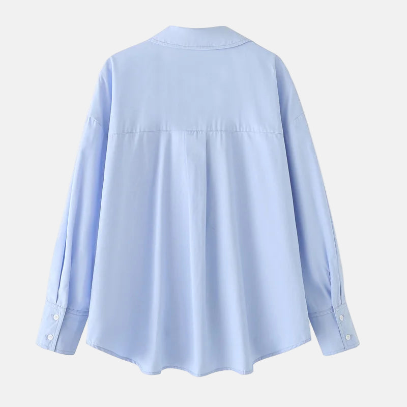 Leen - Classic Oversized Button-Up Shirt