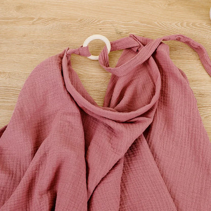 Breathable Cotton Muslin Nursing Cover