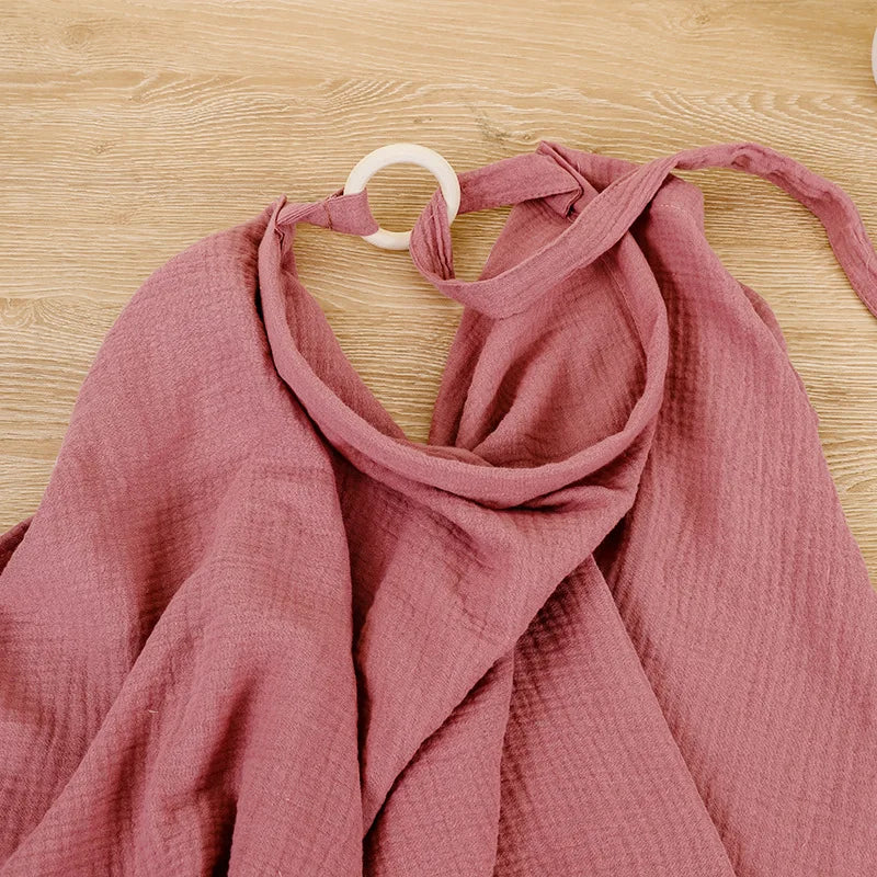Breathable Cotton Muslin Nursing Cover