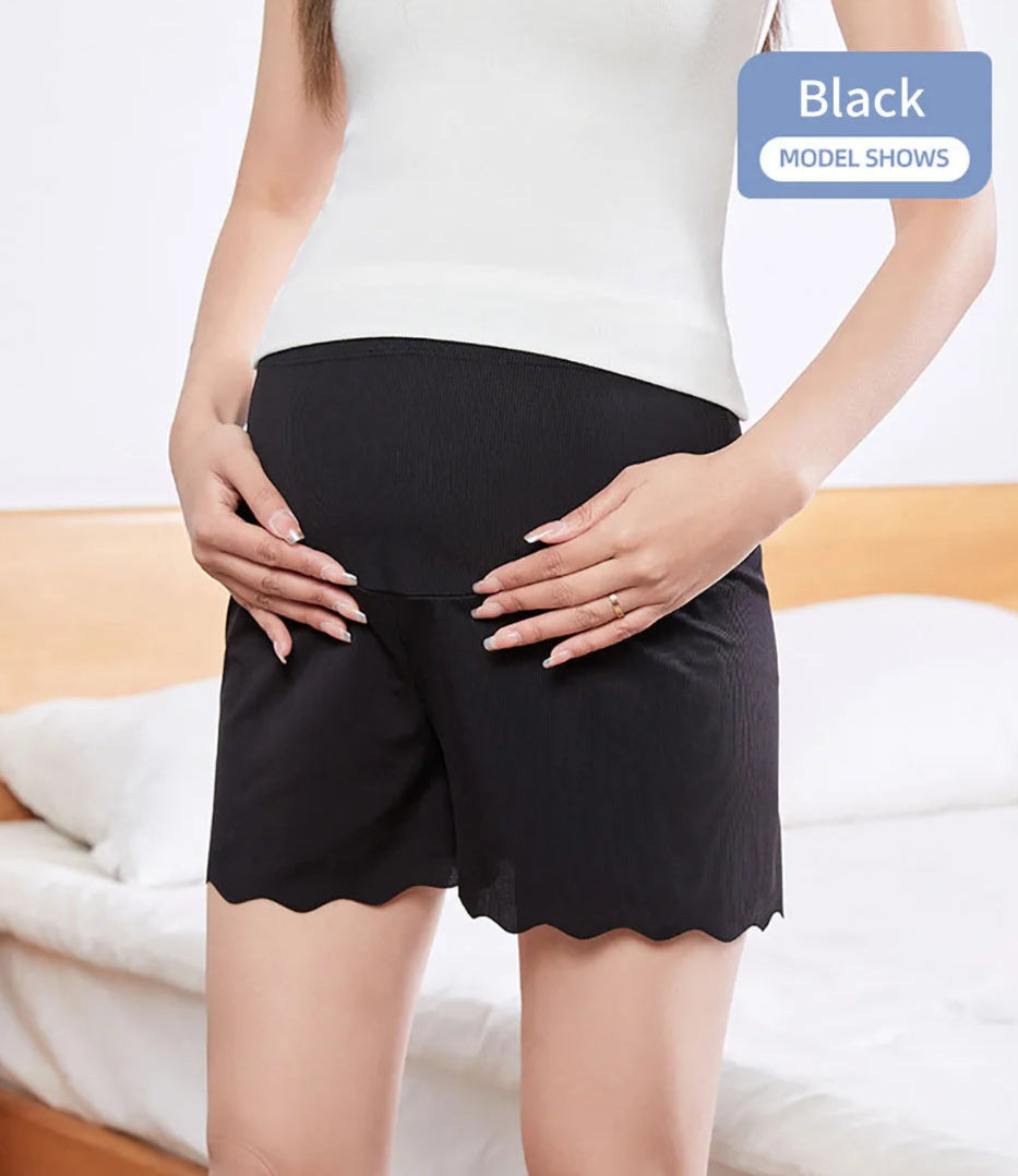 Ice Silk Maternity Safe Shorts