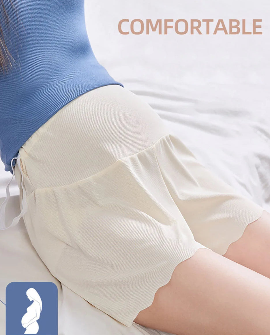 Ice Silk Maternity Safe Shorts