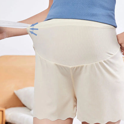 Ice Silk Maternity Safe Shorts