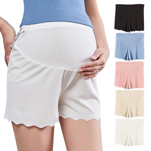 Ice Silk Maternity Safe Shorts