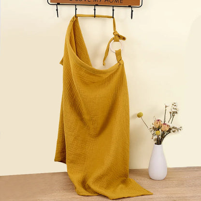 Breathable Cotton Muslin Nursing Cover