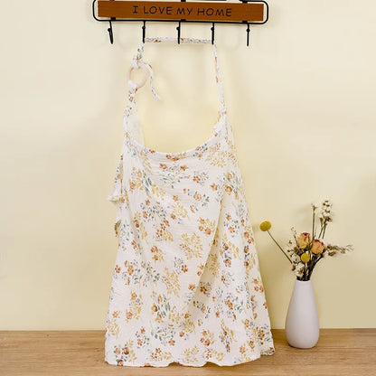 Breathable Cotton Muslin Nursing Cover