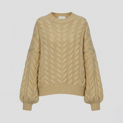 Amelia - Cable-Knit Oversized Sweater