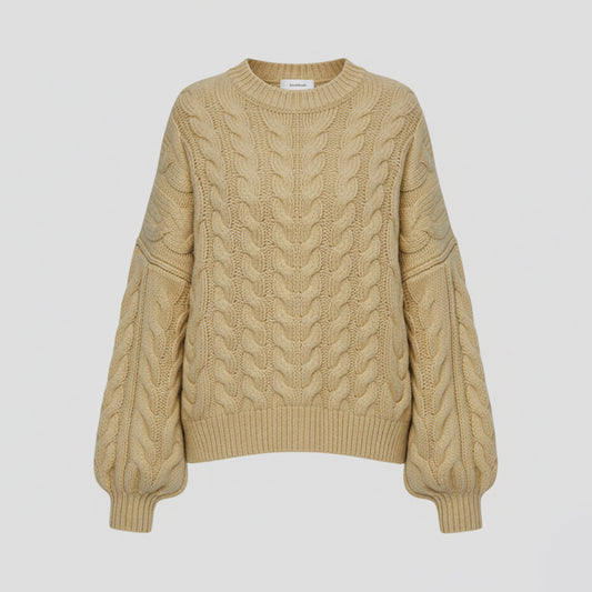 Amelia - Cable-Knit Oversized Sweater