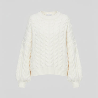 Amelia - Cable-Knit Oversized Sweater