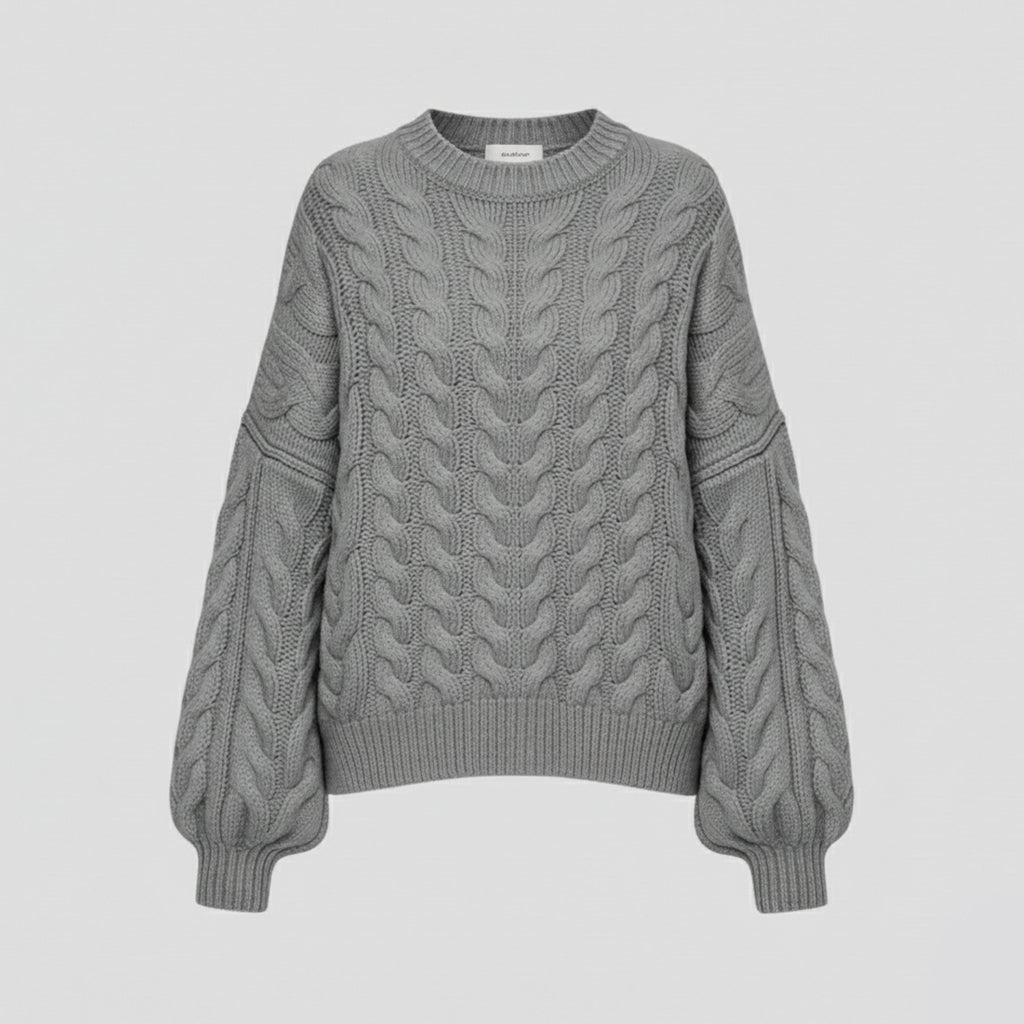Amelia - Cable-Knit Oversized Sweater
