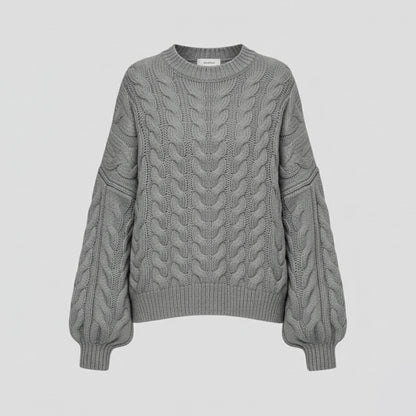 Amelia - Cable-Knit Oversized Sweater