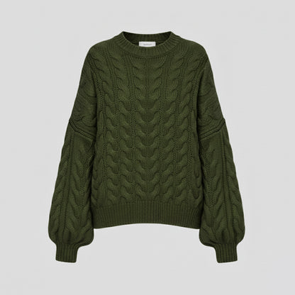 Amelia - Cable-Knit Oversized Sweater