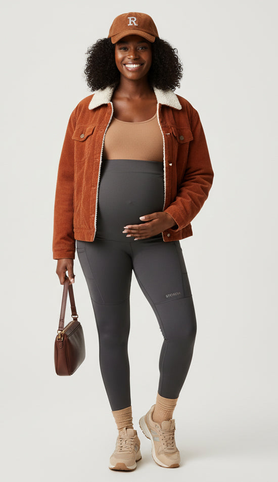 Pregnancy Yoga Pants with Pocket
