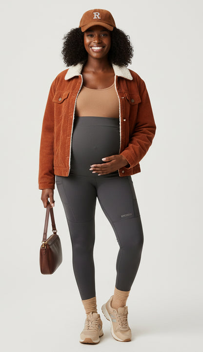 Pregnancy Yoga Pants with Pocket