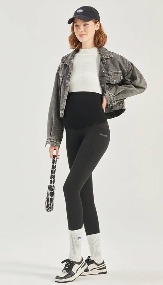 Pregnancy Yoga Pants with Pocket