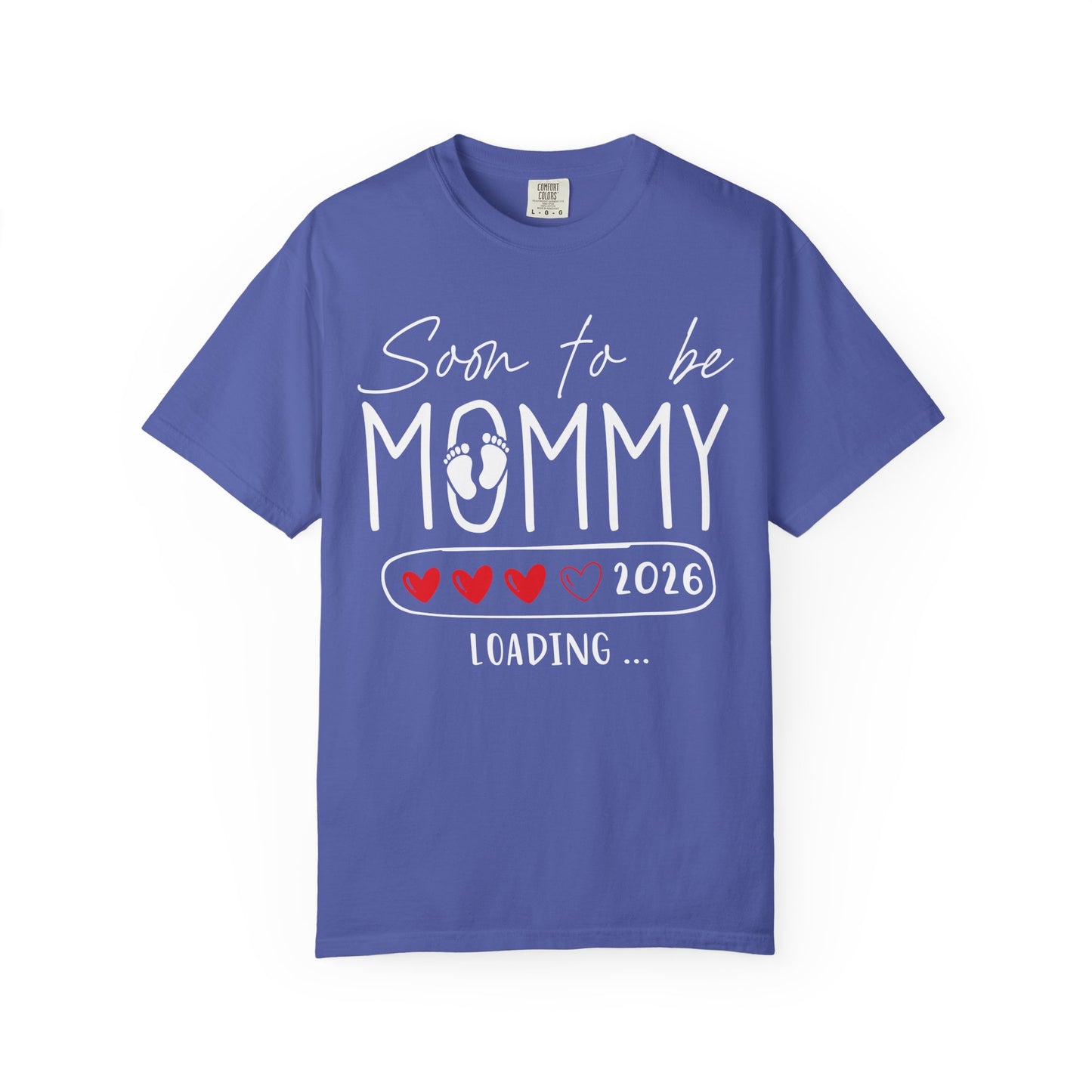 pregnancy announcement shirt for expecting mothers, soon to be mommy 2026 Loading, new mom gift idea