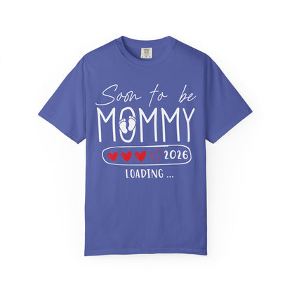 pregnancy announcement shirt for expecting mothers, soon to be mommy 2026 Loading, new mom gift idea